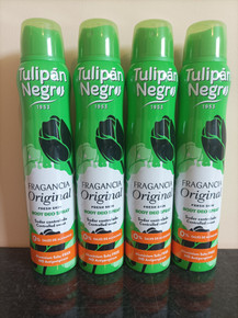 Tulipán Negro unisex TULIPAN NEGRO ORIGINAL deodorant spray 200 ml X 4
