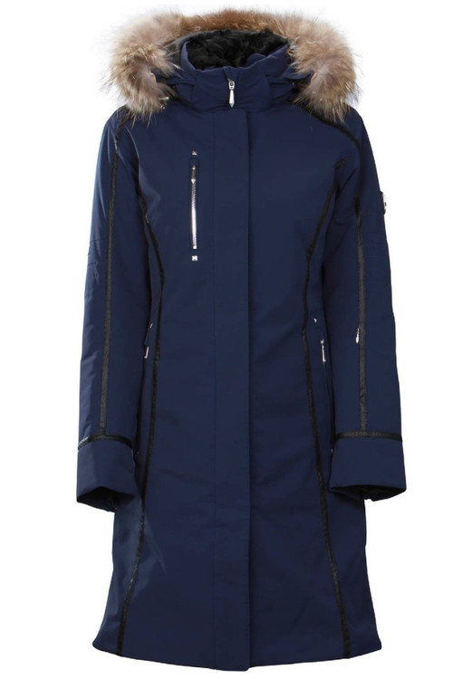 Descente Winter Coat Womens Quebec Fur Trimmed D89761A