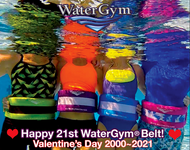 WaterGym® Water Float Belt in Vibrant Tropical Colors!