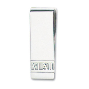 Money Clip Sterling Silver SP Vl Xll Free Engraving-Name or Initals Great Gift!