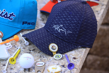 Greg Norman Feedy Frenzy Navy Golf Hat - Large/ Ex