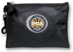 PGA Black Zipper Bag