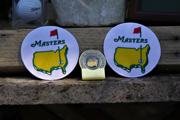 The Masters Green Money Brass clip