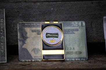 Masters White Banner Money Clip - Ball Marker removable