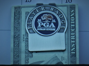 The PGA Championship 2021 Blue Nickel Money Clip