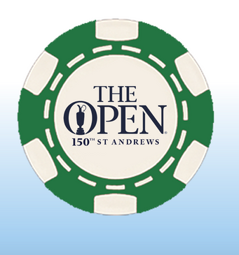 The Open 150th St Andrews Green Poker Chip