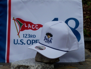 PGA Championship 2023 Oak Hill New - Imperial- True Fit White w/ Black Rope Hat