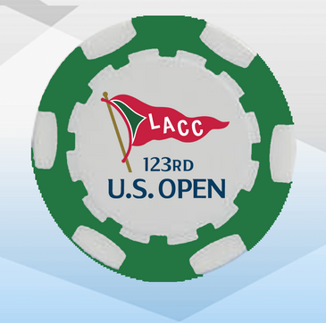US Open Green Poker Chip