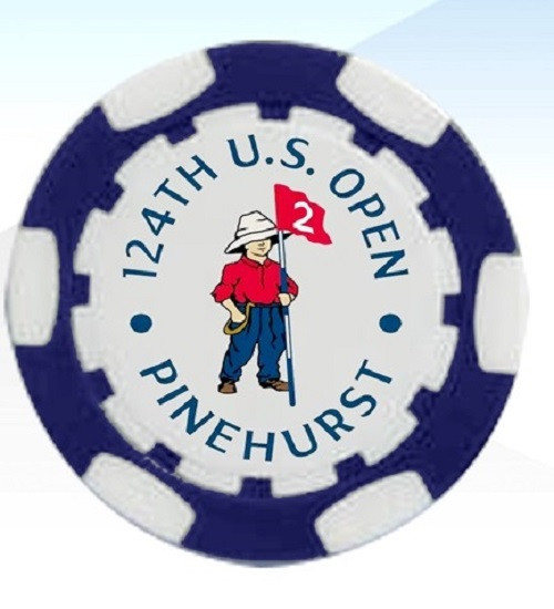 US Open Pinehurst 124th Blue Poker Chip