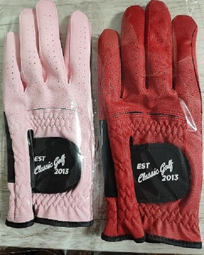 Classic Golf Red Mens Glove