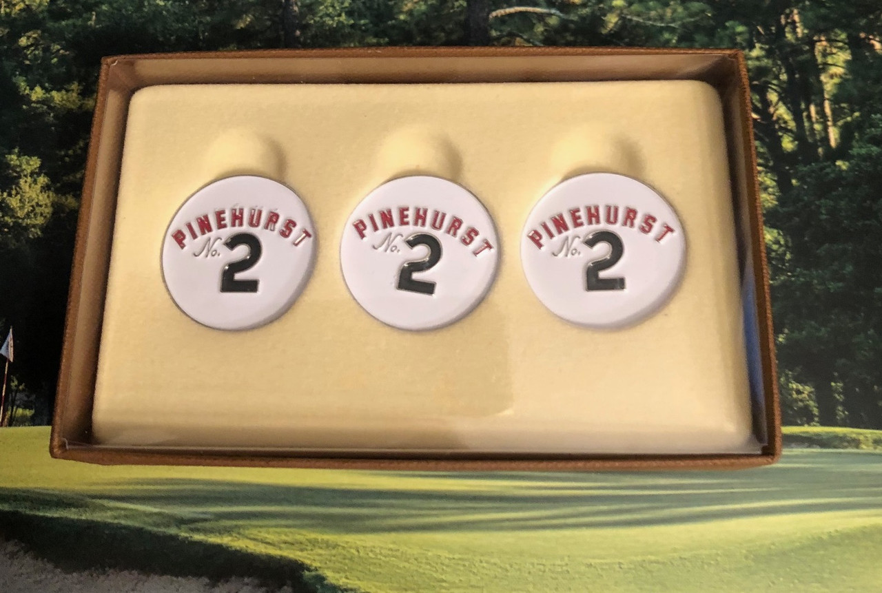 Pinehurst #2 Ball Markers 3pc l Discounted Golf items www
