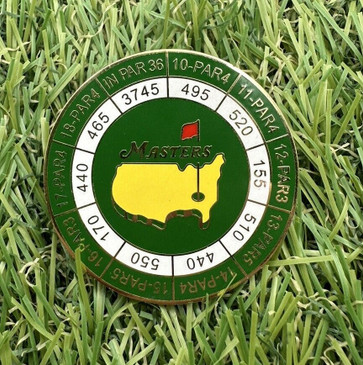 Masters 2024 Ball Marker & Yardage Holder