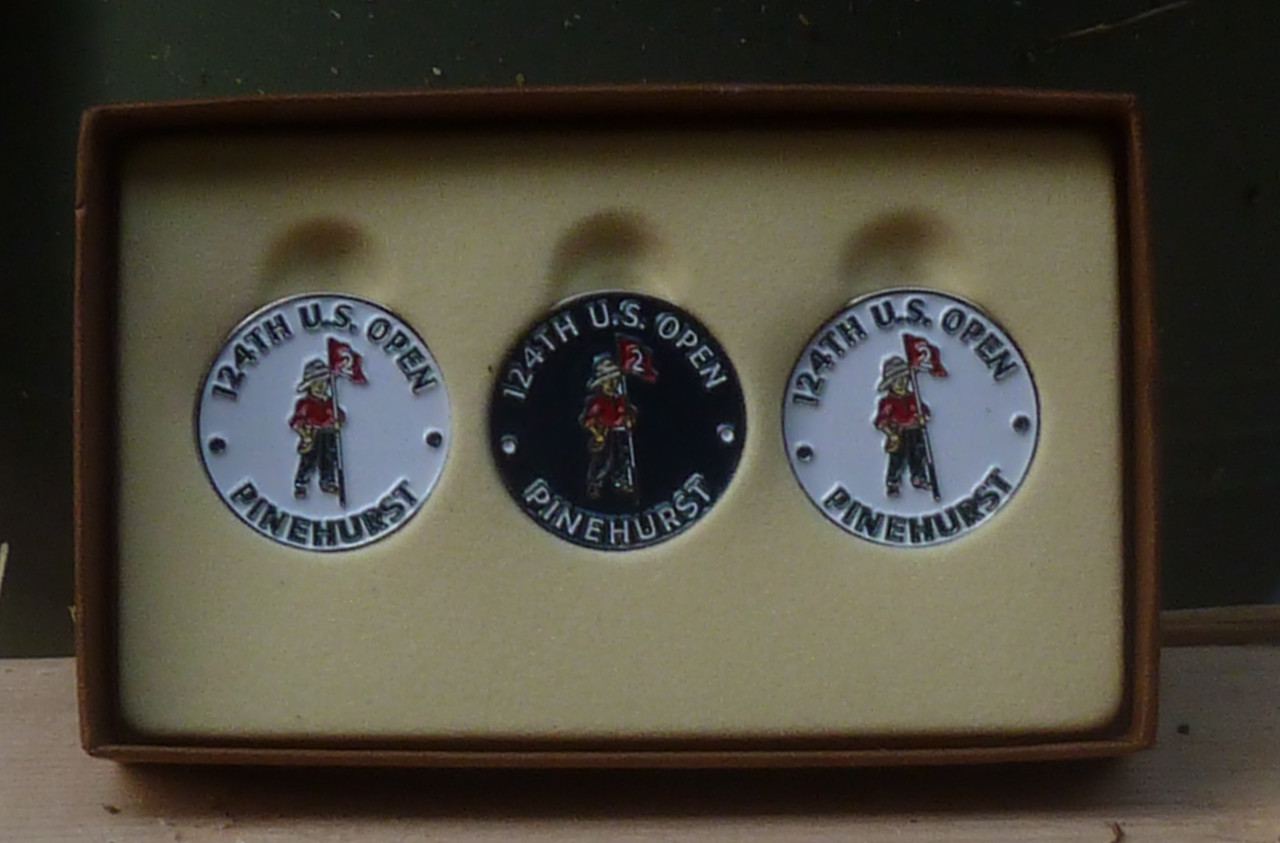 US Open 2024 Pinehurst Variety Ball Markers 3pc l Discounted