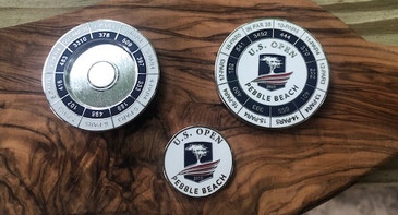 Pebble Beach GL Yardage Holder and Two Sized Ball Marker