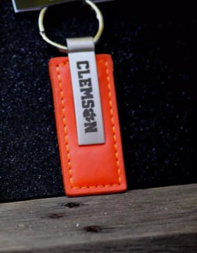 Clemson Leather Key Chain / Good Looking