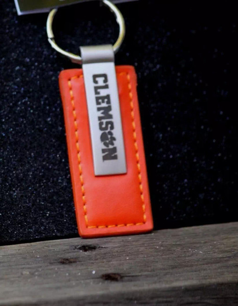 Clemson Leather Key Chain / Good Looking