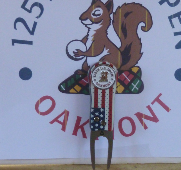 US Open 2025 Oakmont CC Divot Tool Americana Ball Marker