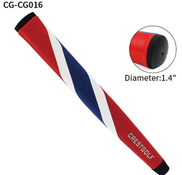 Red White and Blue Crest Putter Grip