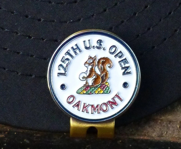 US Open Oakmont 2025 Hat Clip / Bronze Color clip.