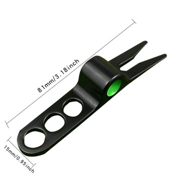 Black Green Dot Pitchfork Repair Tool