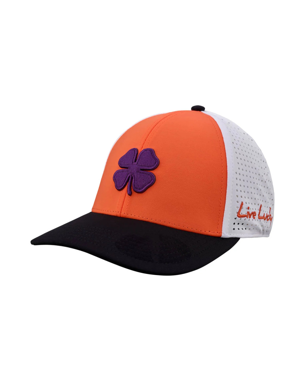 Black Clover Benchmark Clamson Tigers Adjustable Hat