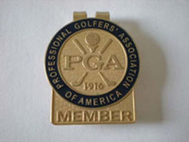 PGA Gold Tab Money Clip