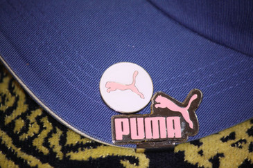 Puma Hat Clip Pink With White Background & Logo Japan New Free Martini
