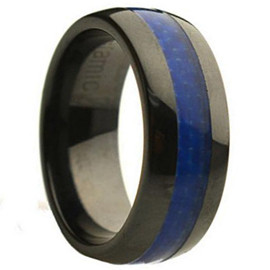 Ceramic carbon clearance fiber ring