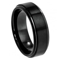 Cobalt Ring Black Enamel Plated