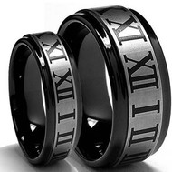 His & hers Tungsten Set  (2rings)