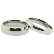 His & Hers Tungsten Ring High Polish Set