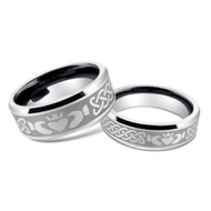 His & Hers Tungsten Ring Set 8mm