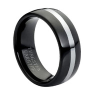 Tungsten Ring Black "High Polished "