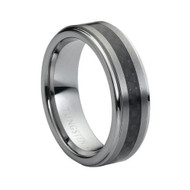 Tungsten Black Ring " High Polished "