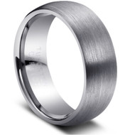 Tungsten Ring " Matte Finished" comfort fit wedding band