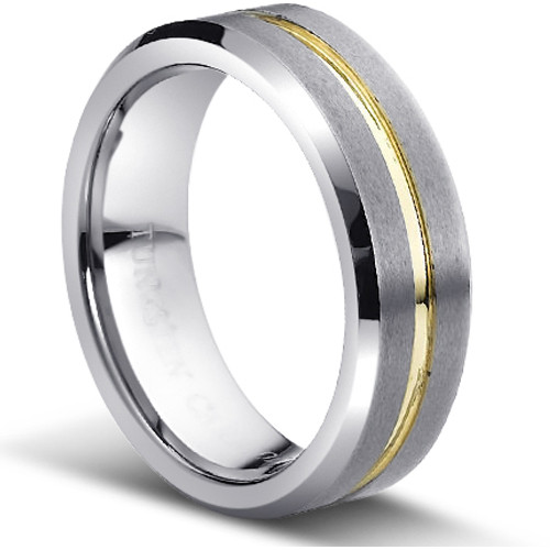 Tungsten Ring with Mother of Pearl | Vansweden Jewelers