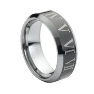 Laser Engraved "Tungsten Ring"