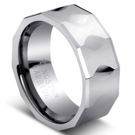 Faceted Tungsten Ring cobalt-free Tungsten Carbide