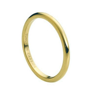 Gold Carbide Tungsten Ring