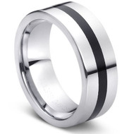 Tungsten Sleek Ring " High Polished "