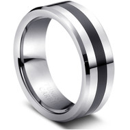 Tungsten Ring " High Polished" Finely polished