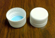 White Plastic Tamper Evident Cover 28mm - priced per dozen