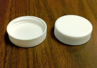 Extra White Plastic- Cover  38mm with tamper evident paper seal. Priced per Dozen.