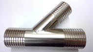 Insert Reducing Y - 1.5" x 1.25 x 1.5"  SS