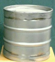 Stainless Steel 10 Gallon Drum