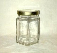 Hex Jar - 190 ml - with Gold Cover