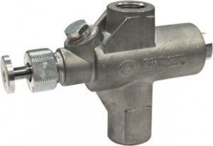 A picture of a shut-off valve for a Cata-Dyne infrared gas heater
