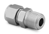 SSP-ISSDMC08X08, Male Conn 1/2" T x 1/2" NPT Duolock SS