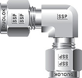 SSP-ISSD6UE, 3/8" Duolock 90 Deg Union