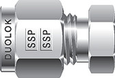 SSP 3/8" SS Duolock Tubing Plug w/Nut and Ferrule, D6CP